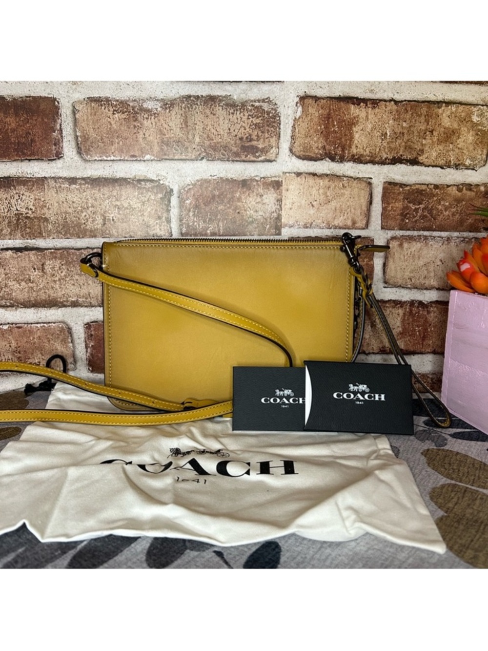 Coach Yellow Soho crossbody 21035